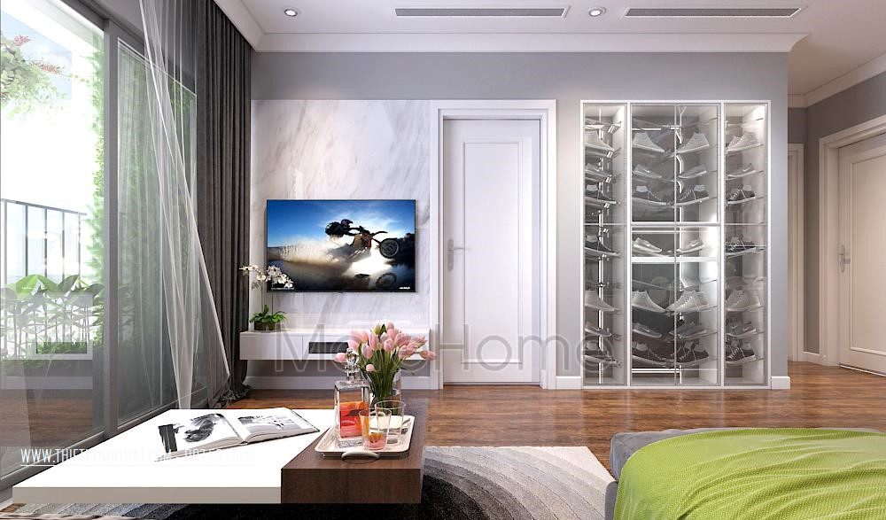 Thiết kế nội thất phòng khách chung cư Park Hill